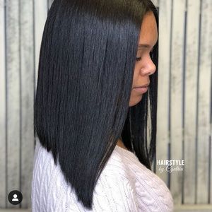 U-part Long bob haircut wig